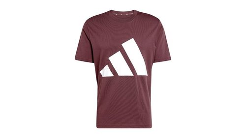 adidas Essentials Big Logo Tee Shirt - Aurora Ruby/Brown - JE8939