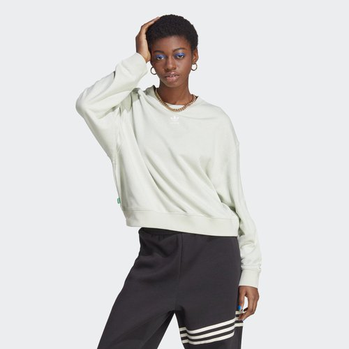 adidas Essentials+ Made with Hemp Sweater - Linen Green - IC1823