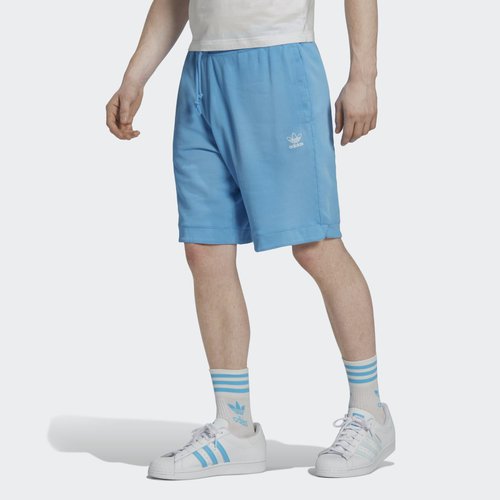 adidas Essentials+ Made with Nature Shorts - Pulse Blue/White - HK7504