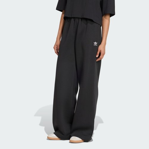 adidas Essentials Wide Leg Pant Fleece - Black - JX5251