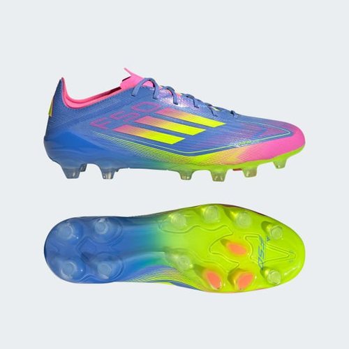 adidas F50 Elite HG/AG Japan Turf & Artificial Grass Blue Fusion/Lucid Lemon/Lucid Pink - IE1283