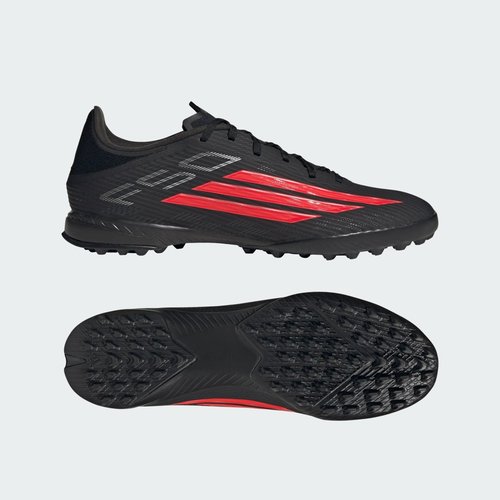adidas F50 League Turf - Core Black/Lucid Red/Core Black - JR8977