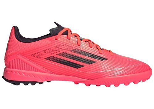 adidas Adizero F50 League TF - Turbo/Aurora Black/Platinum Metallic - IF1335