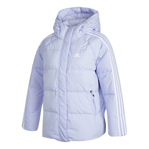 adidas Faux Suede Puffy Down Jacket Asia Sizing - Purple - H20811