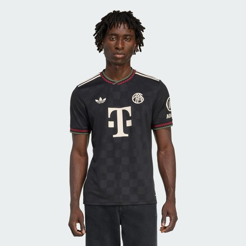 adidas FC Bayern 25/26 Third Jersey - Black/Halo Ivory - KE6801