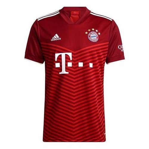 adidas Fcb H Jsy Bayern Munich Black Home Fan Edition Sports Short Sleeve Soccer/Football Jersey Red - GM5313