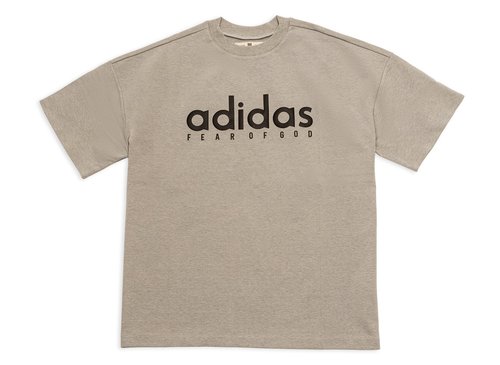 adidas Fear Of God Athletics Quickdry Jersey S/S Tee - Medium Grey Heather - JZ4894