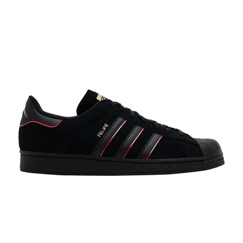 Felipe Gustavo x adidas Superstar ADV 'Black Scarlet' - JR7831 | Solesense Felipe Gustavo x adidas Superstar ADV 'Black Scarlet' - JR7831 | Solesense