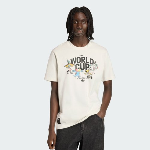 adidas FIFA World Cup 26 Group Mascot T-Shirt - Cloud White - KE2038