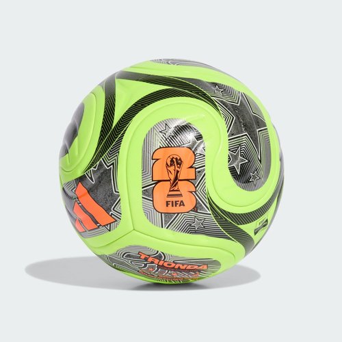 adidas FIFA World Cup 26 Trionda Competition Winter Ball - Lucid Lemon/Black/Iron Metallic/Silver Metallic - JV6223