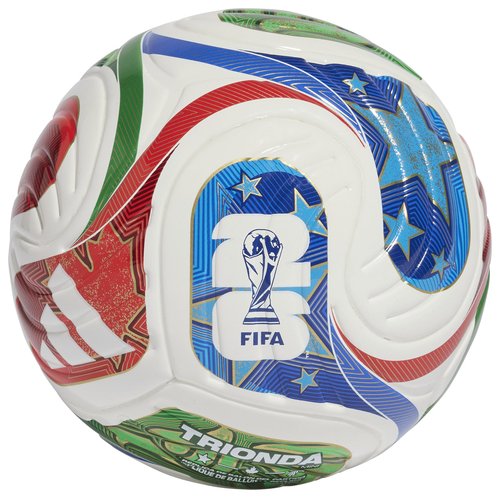 adidas FIFA World Cup 26 Trionda Mini Ball - White/Royal Blue/Solar Blue/Power Red - JD8034
