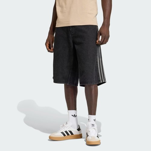 adidas Firebird Adicolor Denim Shorts - True Black Denim - KD1498
