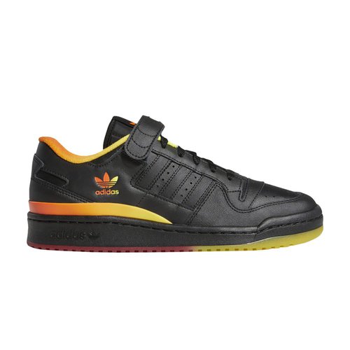 adidas Forum Low - Core Black/Core Black/Semi Impact Orange - FZ5891