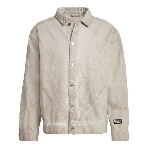 adidas Fshn Denim Jkt Solid Color Casual Jacket - GN3314