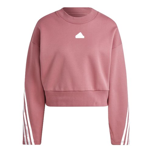 adidas Future Icons 3-Stripes Sweatshirt - Red Pink - IB8498