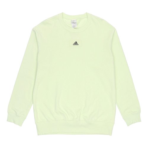 adidas Fv Swt Cotton Sports Round Neck Pullover Acid Green - HE4352