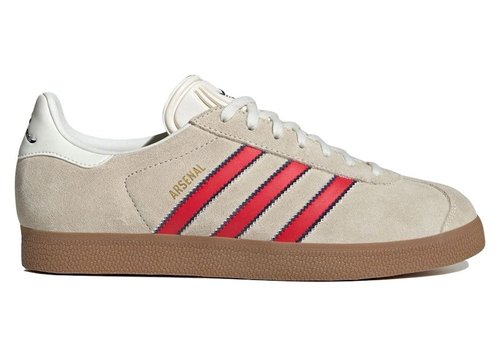 adidas Arsenal x Gazelle | Cream | Size 13 - Off White/Better Scarlet/Night Sky - JS3042