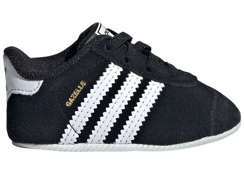adidas Gazelle | Size 4 - Core Black/Cloud White/Cloud White - JI2046