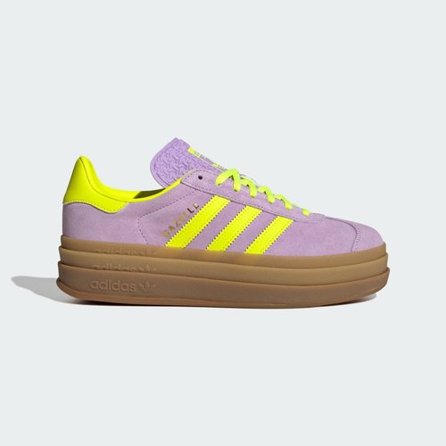 adidas Gazelle Bold - Powder Plum/Solar Yellow/Gold Metallic - IH4192