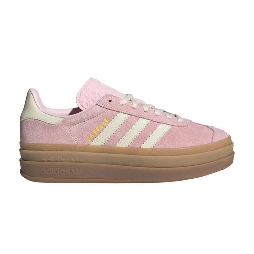 adidas Gazelle Bold | Size 4.5 - Clear Pink/Cream White/Gold Metallic - JQ7777