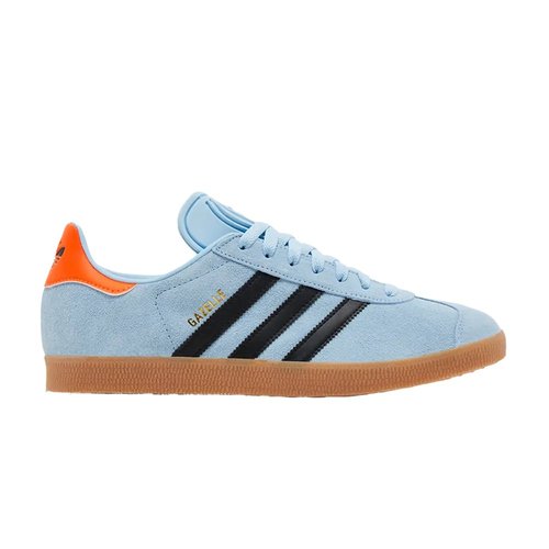 adidas Gazelle | Blue | Size 10 - Clear Sky Blue/Core Black/Gum - JI2076
