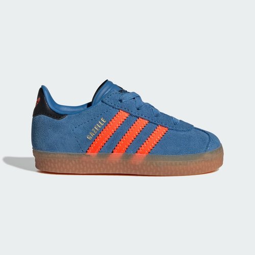 adidas Gazelle Comfort Closure El I | Size 5 - Focus Blue/Solar Orange/Core Black - JP7134