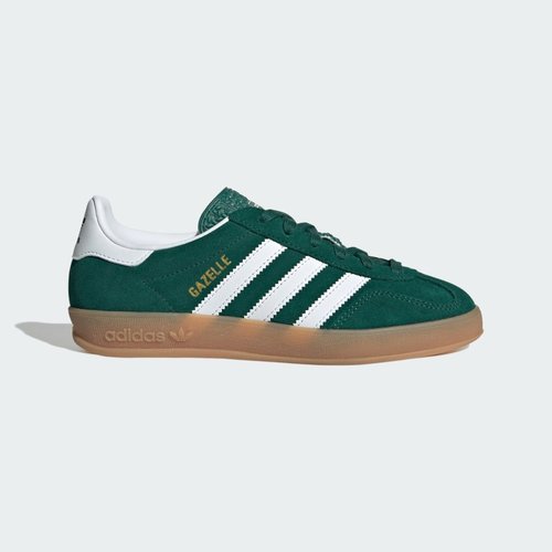 adidas Gazelle Indoor | Size 7 - Collegiate Green/Cloud White/Gum - JS3800