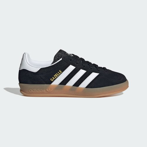 adidas Gazelle Indoor | Size 5.5 - Core Black/Cloud White/Gum - JQ8701