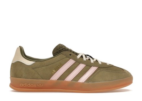 adidas Gazelle Indoor - Focus Olive/Pink/Gum - JH6475