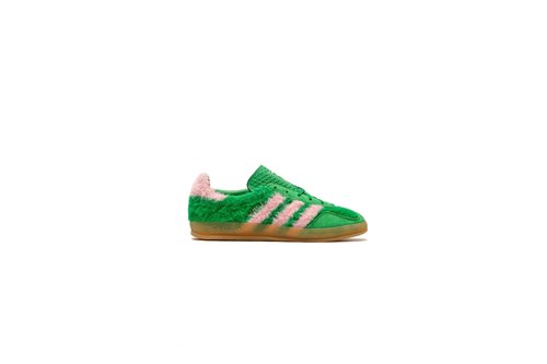 adidas Gazelle Bold - Green/Glow Pink/Gum - JP8342