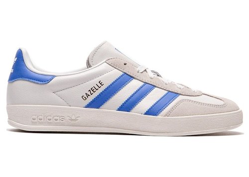 adidas Gazelle Indoor Grey - Crystal White/Blue/Grey One - JH5408