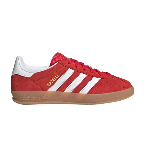 adidas Gazelle Indoor | Red | Size 6 - Better Scarlet/Cloud White/Gum - JS3801