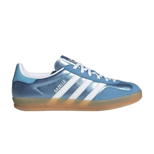 adidas Gazelle Indoor - Blue/Cloud White/Gum - JS1407