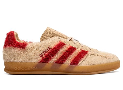 adidas Gazelle Bold - Magic Beige/Team Victory Red/Gum - JP8341
