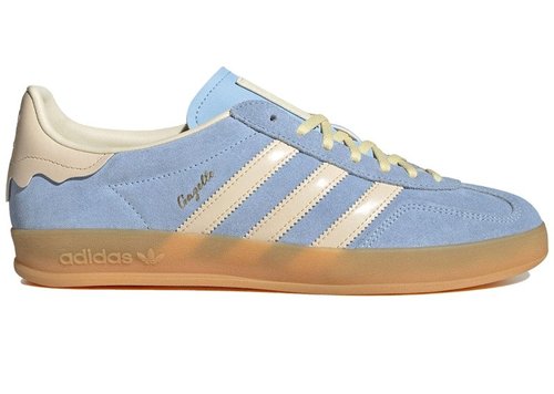 adidas Gazelle Indoor - Light Blue/Off White - JR8029