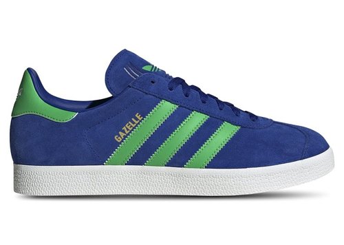 adidas Gazelle | Size 6.5 - Royal Blue/Energy Green/Core White - JH5389