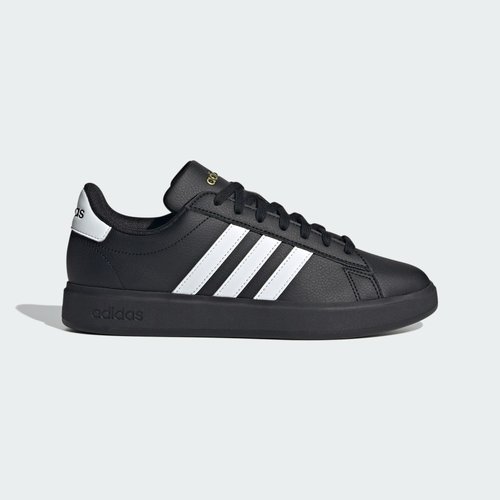 adidas Grand Court 2.0 | Size 11 - Core Black/Cloud White/Gold Metallic - JH7243