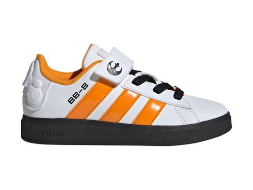 adidas Star Wars x Grand Court 2.0 C | White | Size 10.5 - Cloud White/Crew Orange/Core Black - IH1137