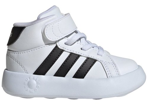 adidas Grand Court Mid I - Cloud White/Core Black/Cloud White - IE3866