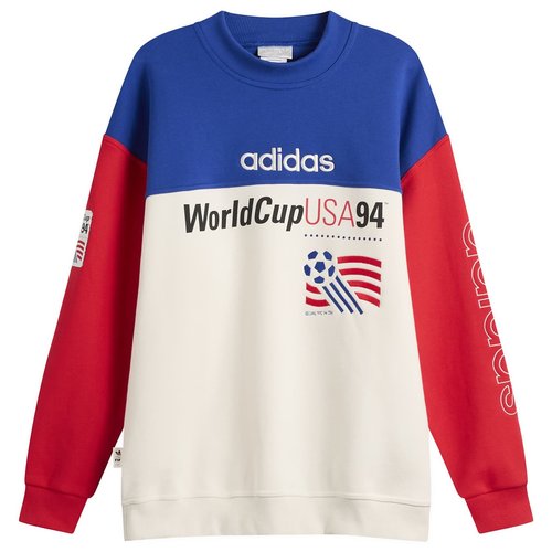 adidas Graphic Sweatshirt - Team Royal Blue/Cloud White - KD1156