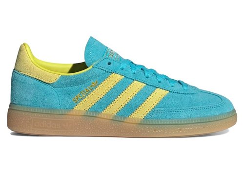 adidas Handball Spezial - Blue Glow/Bright Yellow/Gold Metallic - JR7351