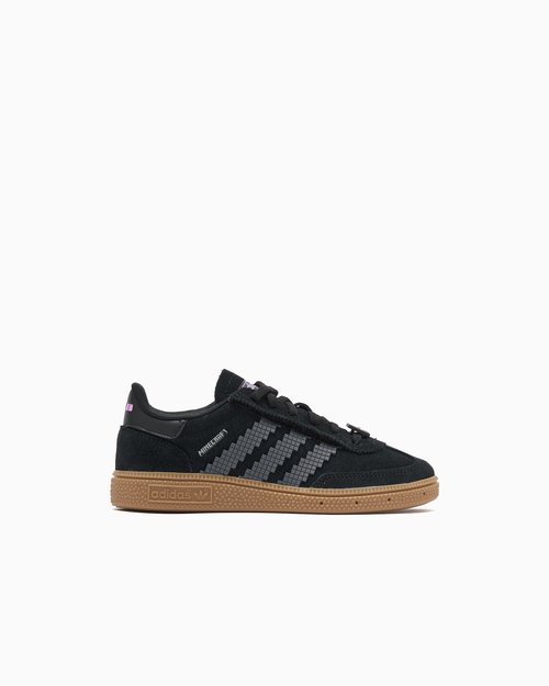 adidas Minecraft x Handball Spezial C | Black | Size 11 - Core Black/Grey/Gum - JP7996