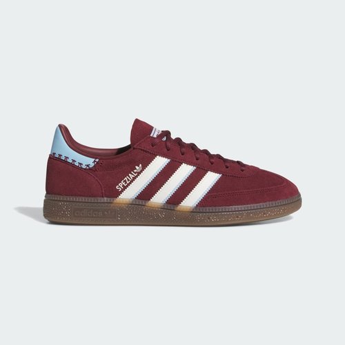 adidas Handball Spezial | Red | Size 7.5 - Shadow Red/Off White/Clear Sky - JS5042