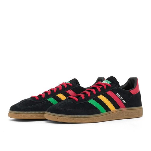 adidas Handball Spezial - Core Black/Pure Ruby/Bold Gold - HQ9437