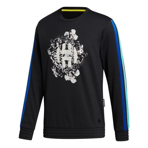 adidas Harden Fleece Crew Sweatshirt - Black - GP8112