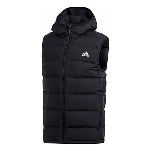 adidas Helionic Hooded Down Vest - Black - BQ2006