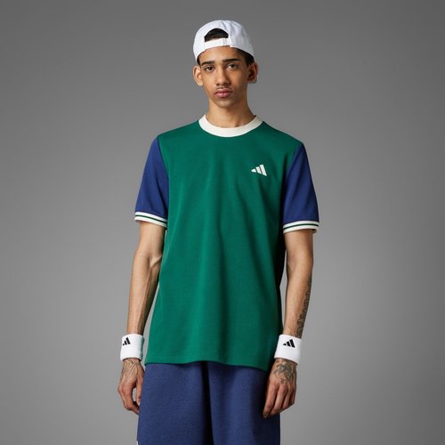 adidas Heritage Tennis Tee - Collegiate Green - JC6741