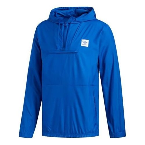 adidas Hip Windbreaker hooded Windproof Sports Jacket Royal blue - Royal Blue - EE2953
