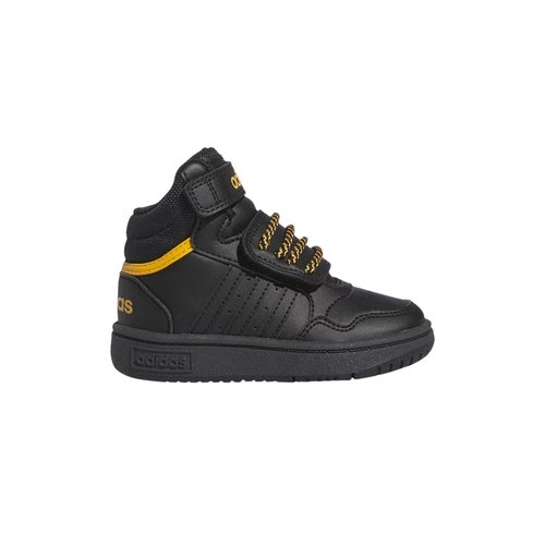 adidas Hoops 3.0 Mid I - Core Black/Core Black/Preloved Yellow - IF7755