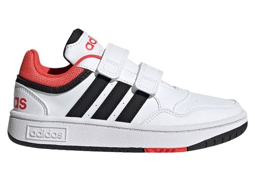 adidas Hoops Lifestyle - Cloud White/Core Black/Bright Red - H03863